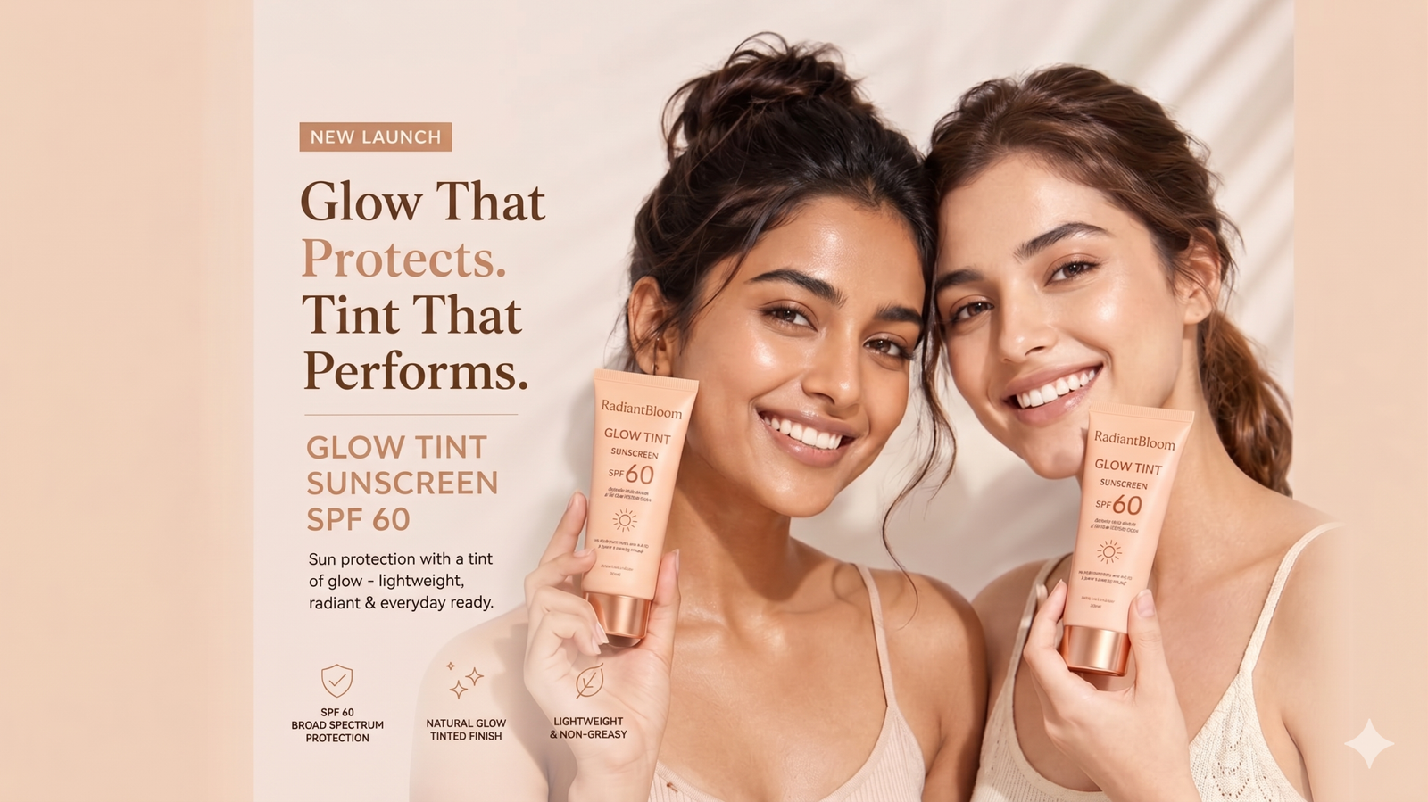 You are currently viewing Glow Tinted Sunscreen SPF 60:The Ultimate Perfect Daily Skincare Essential