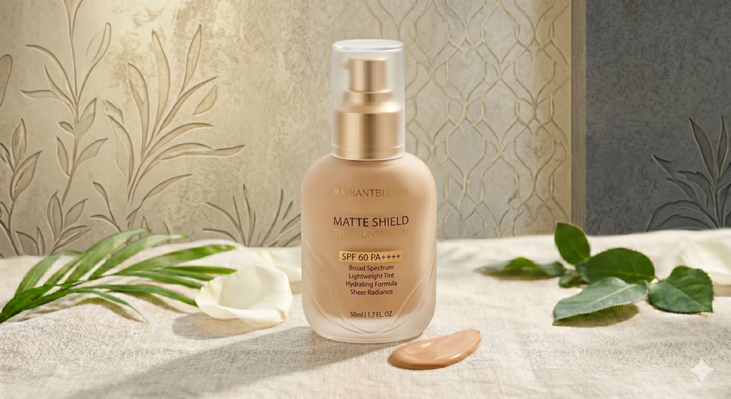 Matte shield tint sunscreen SPF 60