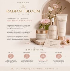Read more about the article Radiant Bloom Glow Tint Sunscreen SPF 60: No White Cast, Just Natural Glow”
